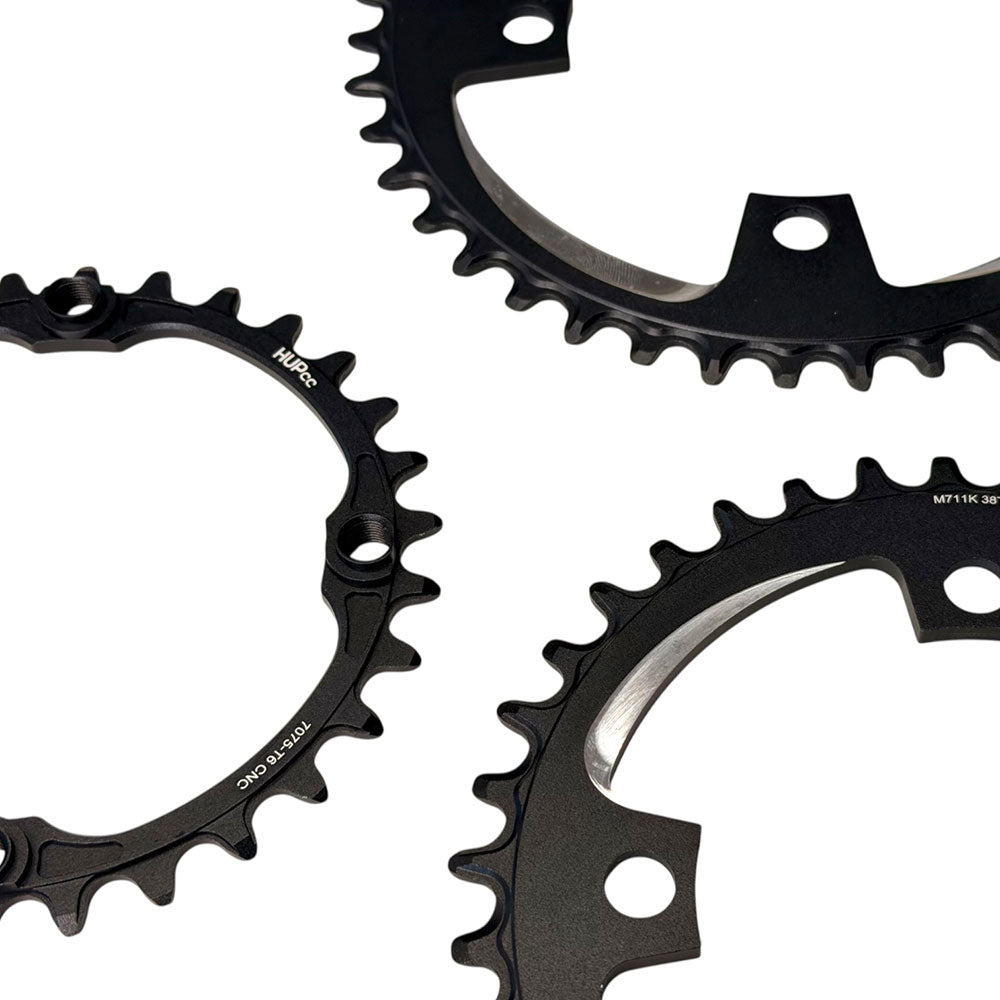 HUP 30T/32T/34T/36T/38T/40T/42T 104bcd Narrow-Wide Chainrings