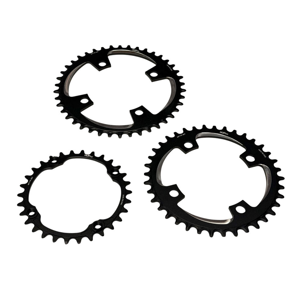 HUP 30T/32T/34T/36T/38T/40T/42T 104bcd Narrow-Wide Chainrings