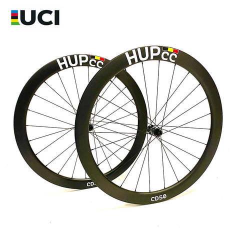 HUP CD50 Carbon Wheels - UCI approved & British Cycling Legal