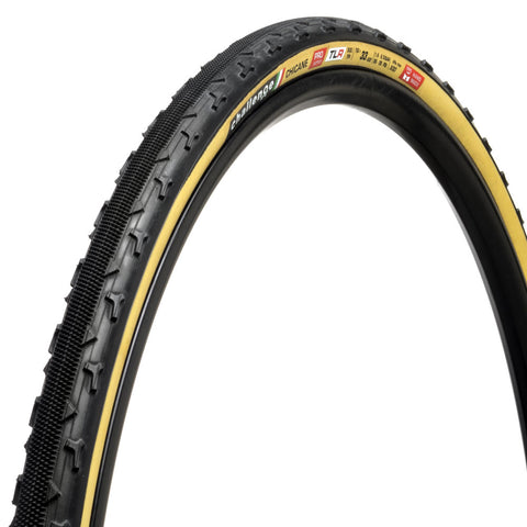 Challenge Chicane Pro TLR Handmade Cyclocross Tyre 700c x 33c (Black/Tan)