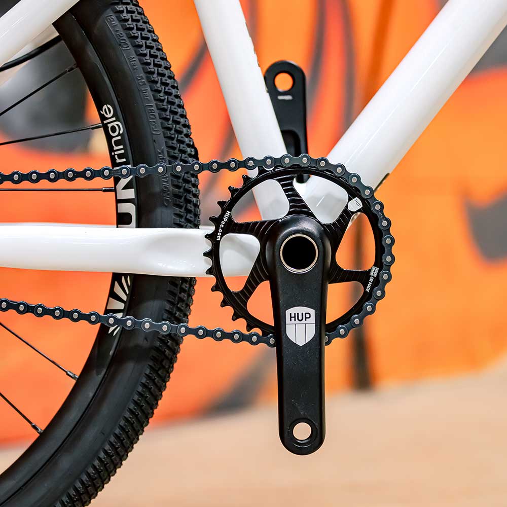 HUP 2-Piece Road/CX/XC Cranks: hollow axle (3-bolt DM) short cranks