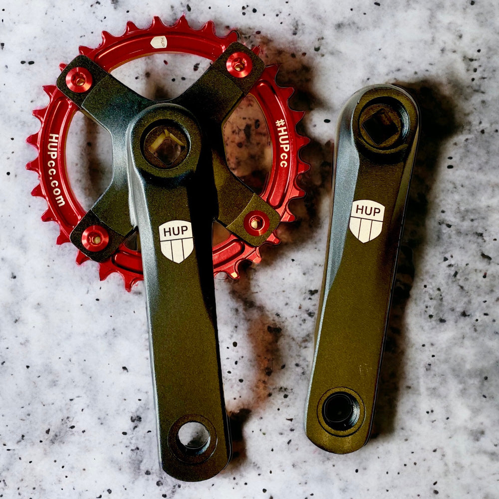 Aluminium Chainring Nut/Bolt set (x4) for HUPcc Cranks