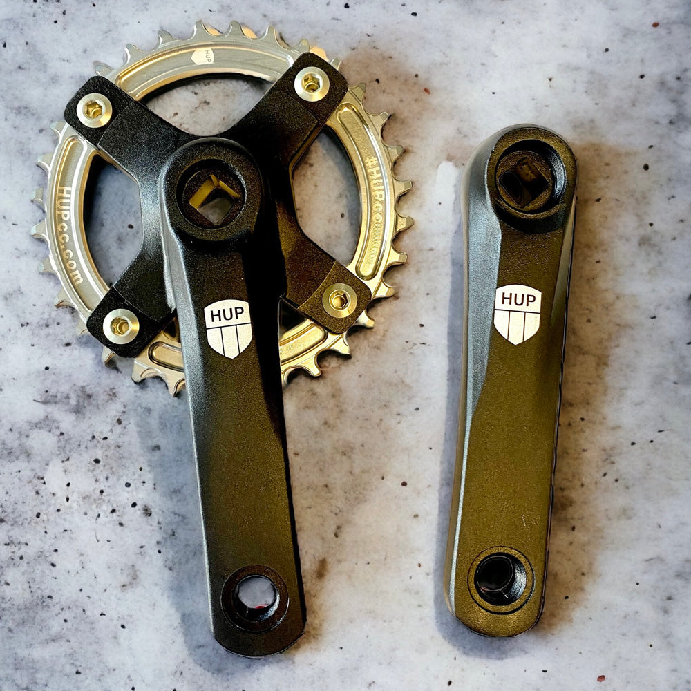 Aluminium Chainring Nut/Bolt set (x4) for HUPcc Cranks