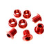 Aluminium Chainring Nut/Bolt set (x4) for HUPcc Cranks