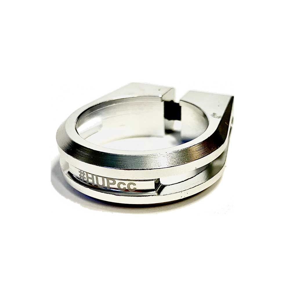 HUP Lightweight 31.8mm Seat Post Clamp (27.2mm Seat Post) in Oil Slick