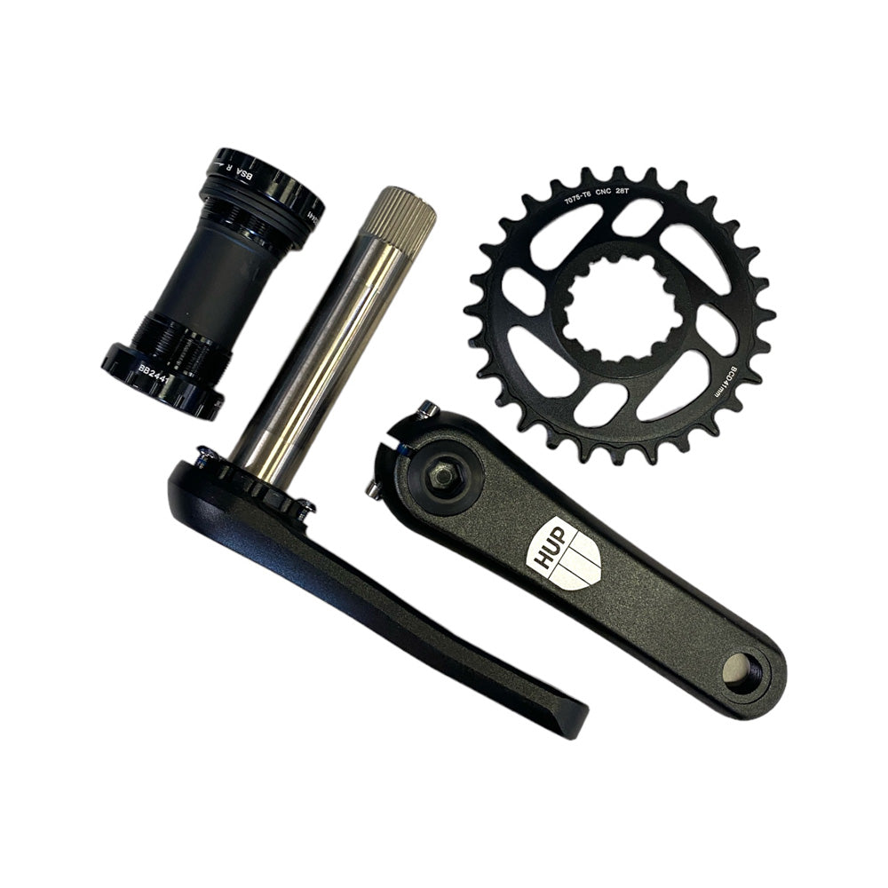 HUP 2-piece Road/CX/XC crankset