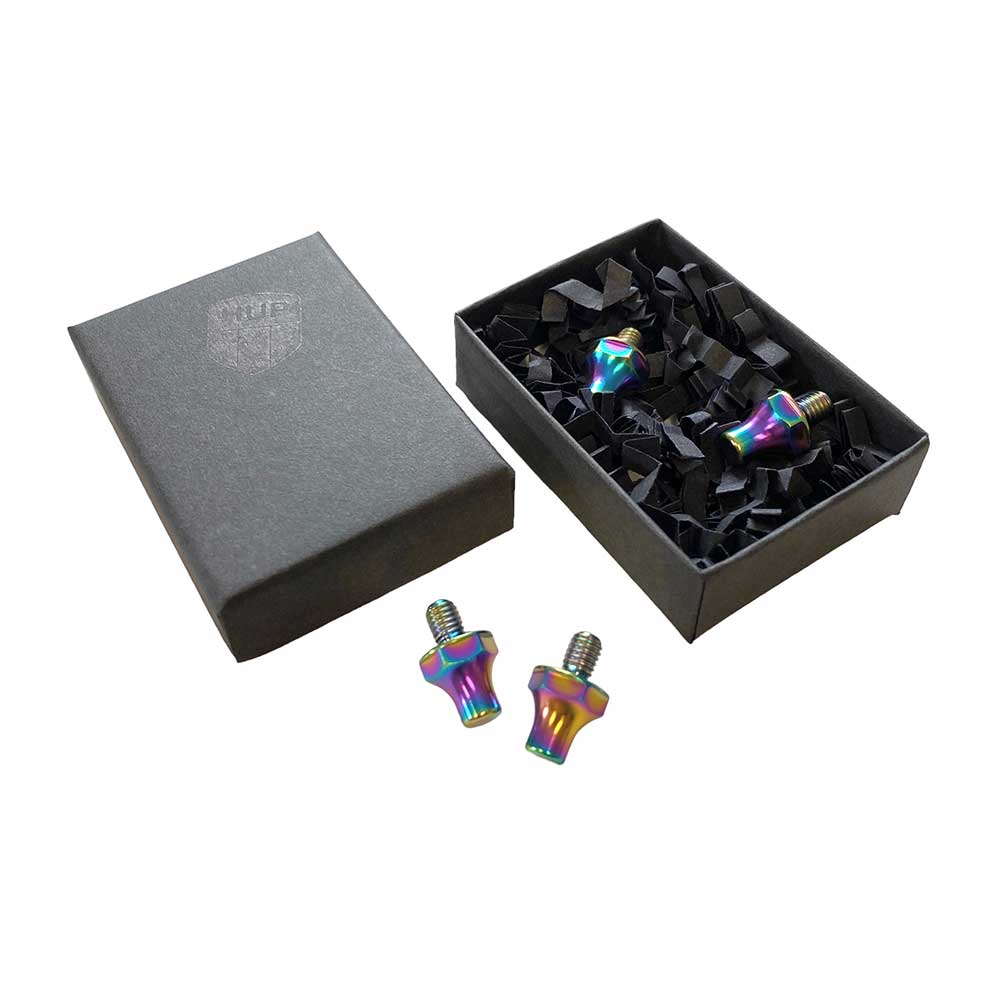 HUP Titanium CX Studs: cyclocross, MTB & Gravel adventure spikes 4-pack kit
