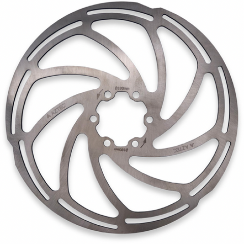 Aztec 6-bolt 140mm Disc Rotor - Stainless Steel
