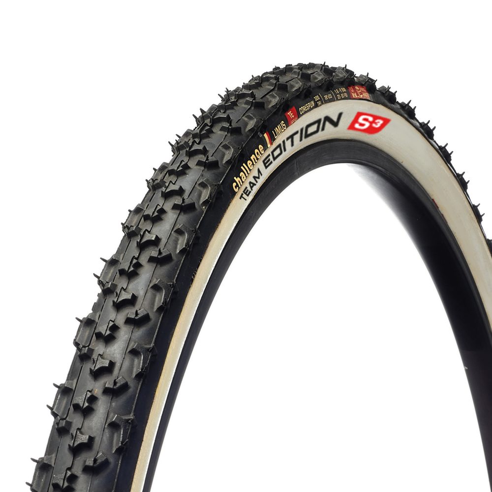 Challenge Limus TE (Team Edition) Soft Tubular Cyclocross Tyre 700c x33c & 30c (White)