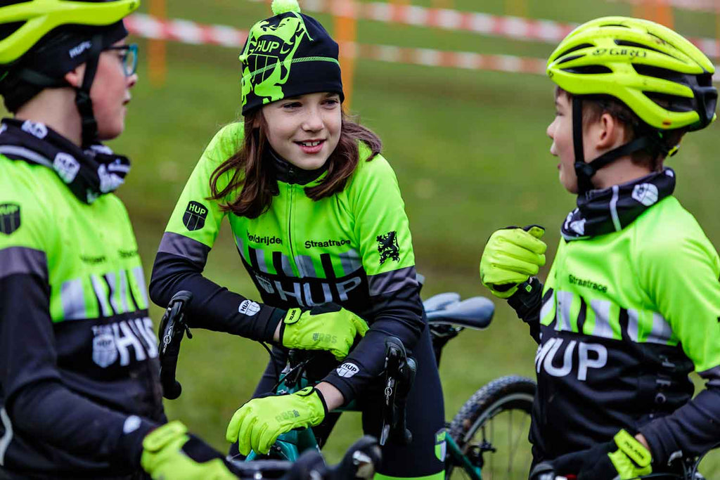 TEAM HUP Kids Winter Long Sleeved Cycling Jersey