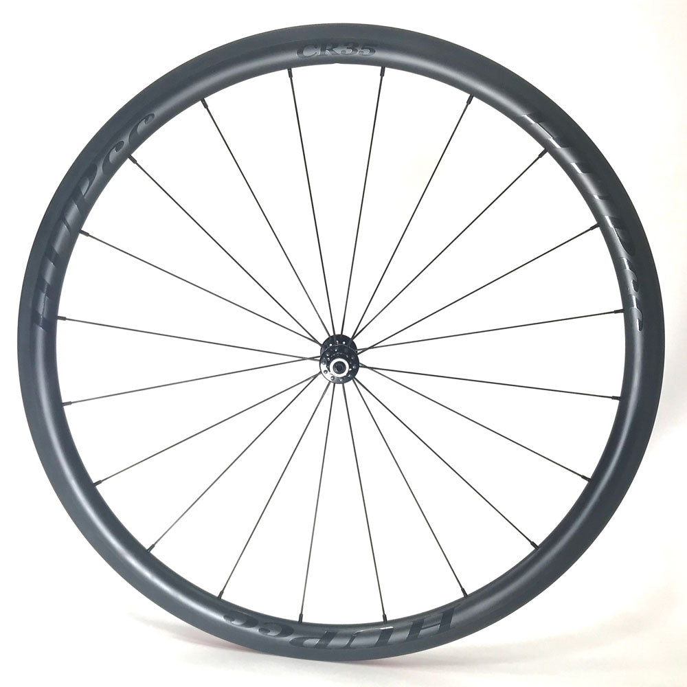 HUP CR35 'Black Label' 700c Aero Wheelset (35mm Deep BC Legal Rim Brake Clinchers)