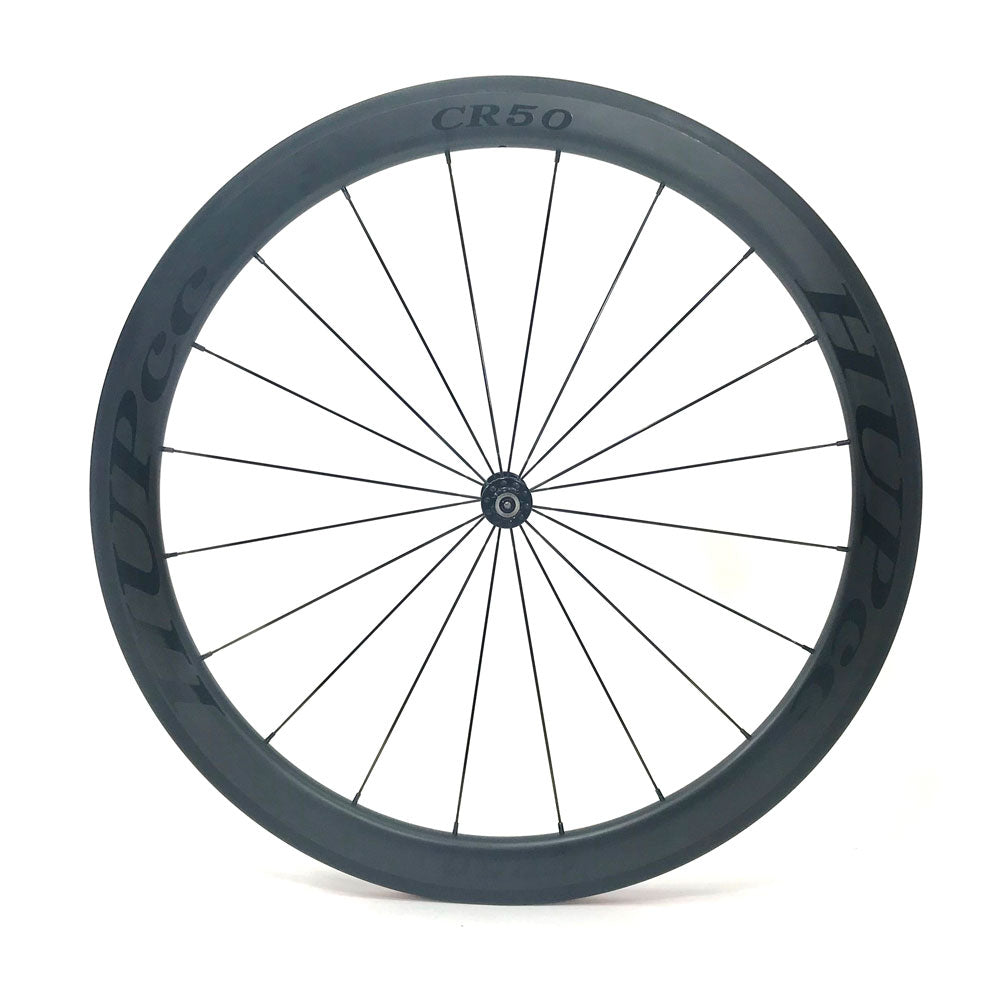 HUP CR50 'Black Label' 700c Aero Wheelset (50mm Deep CX Legal Rim Brake Clinchers)