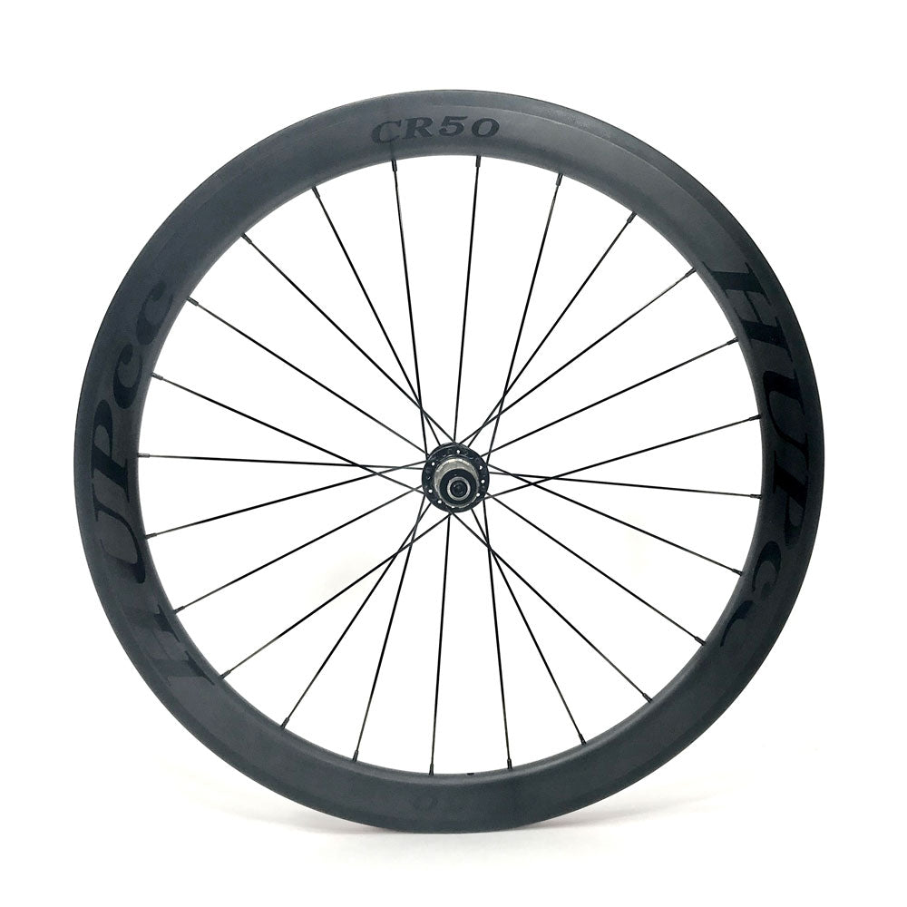 HUP CR50 'Black Label' 700c Aero Wheelset (50mm Deep CX Legal Rim Brake Clinchers)