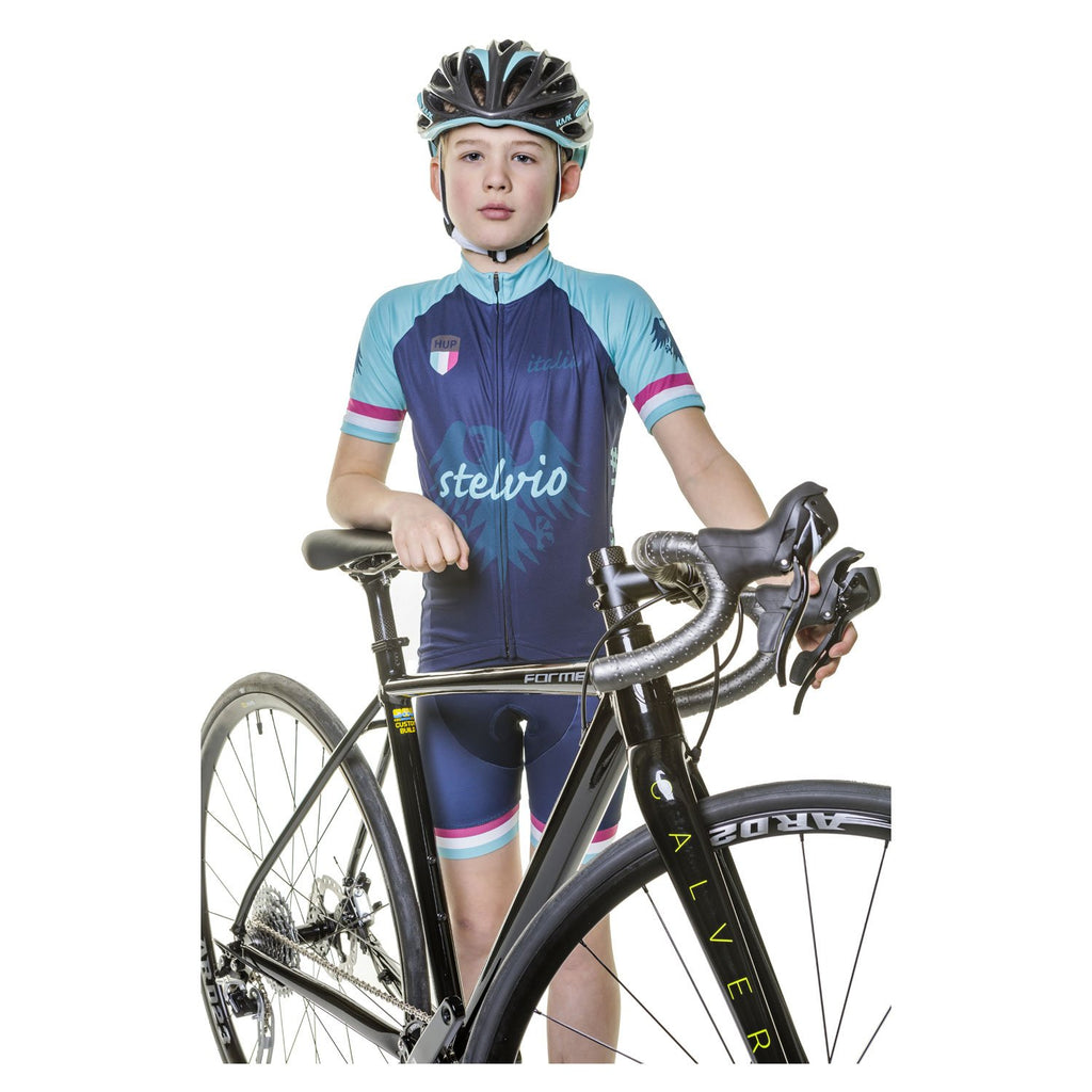 HUP Stelvio Kids Short Sleeved Cycling Jersey