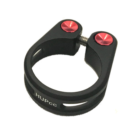 HUP Lightweight 6061 34.9mm Aluminium Alloy Seat Post Clamp: 31.6mm Seat Post