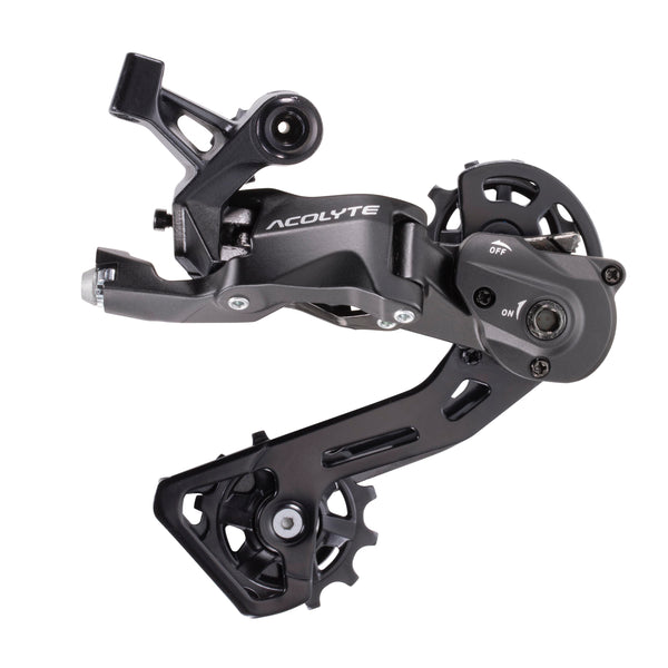 Microshift Acolyte Medium Cage Springlock Clutch Rear Derailleur