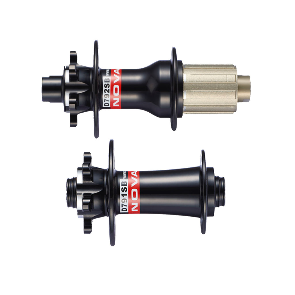 Novatec Hubs D791SB-12 (20H) & D792SB-X12-A4A-11S (24H) Cyclocross / Road Race Hubset