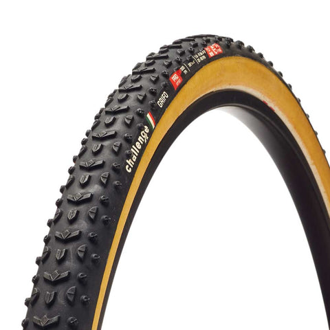 Challenge Grifo Handmade Cyclocross Tyre 700c x 33c (Black/Tan)