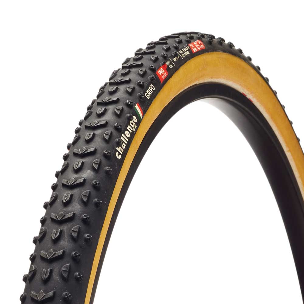 Challenge Grifo Pro Tubular Cyclocross Tyre 700c x 33c (Tan)