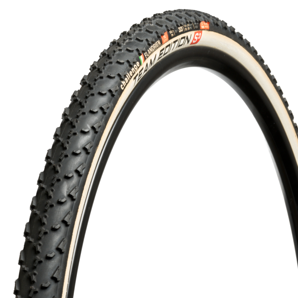 Challenge Flandrien TE (Team Edition) Soft Tubular Cyclocross Tyre 700c x33c (White)