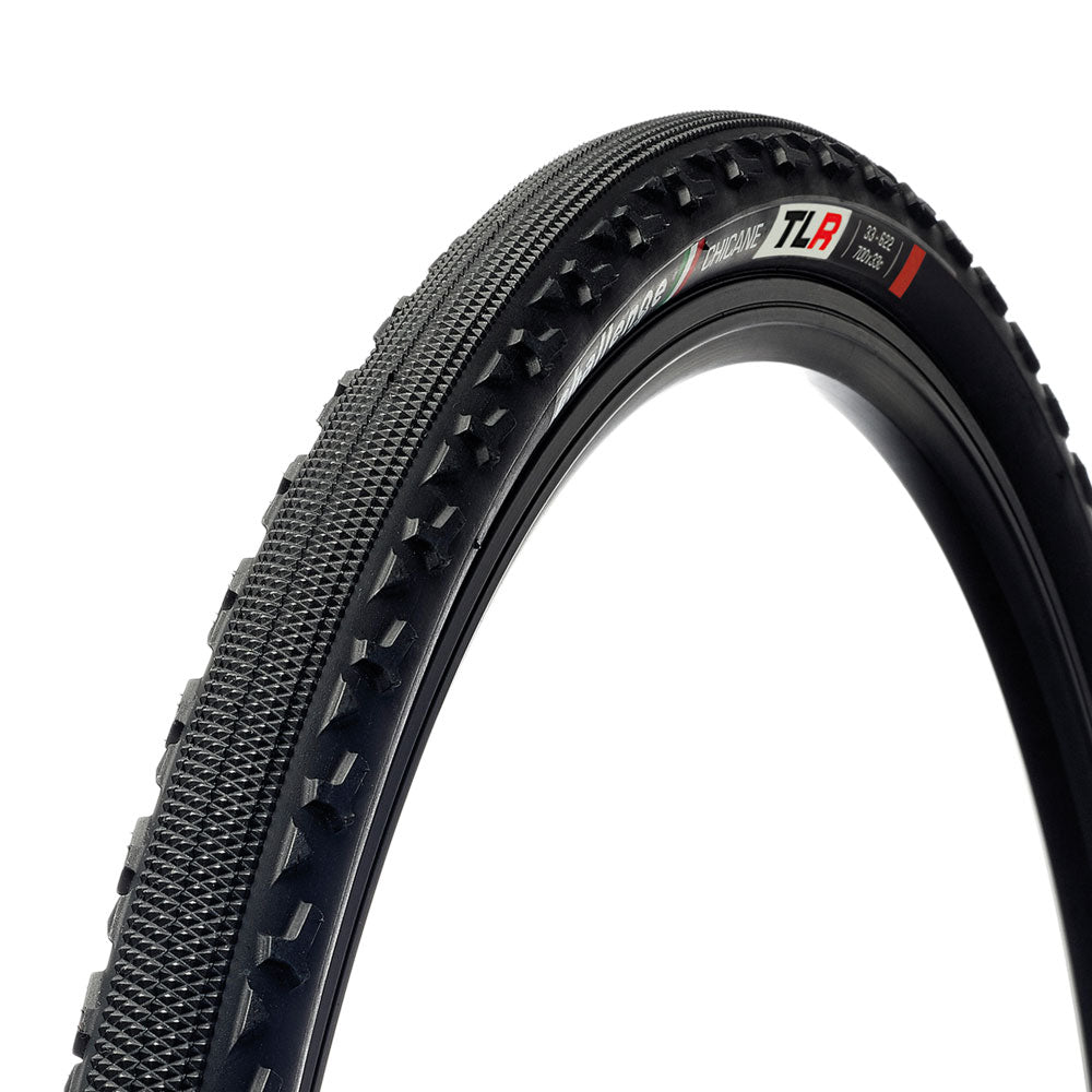 Challenge Chicane TLR Cyclocross Tyre 700c x 33c (Black)