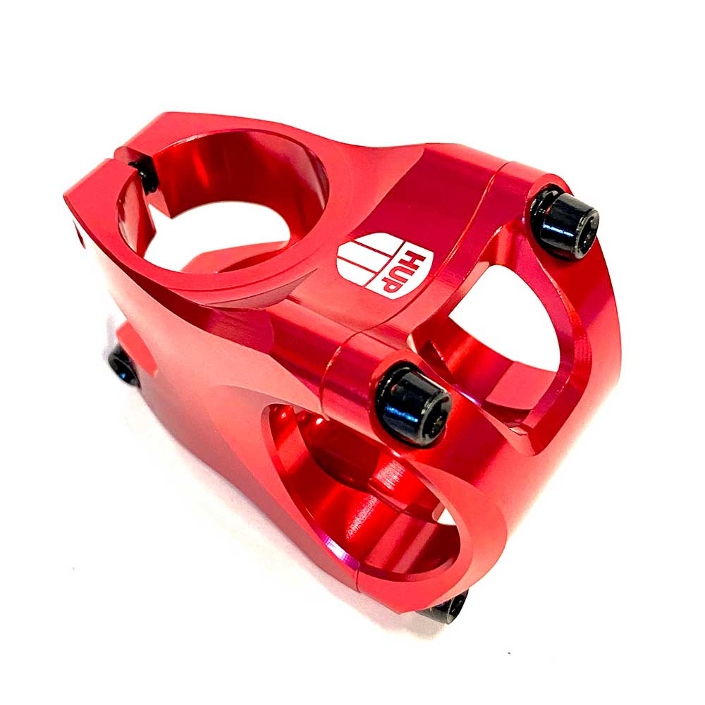 HUP CNC 35mm MTB Stem in Red for Trail, XC, AM & Enduro