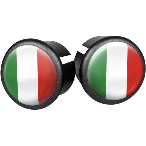 thumbnail image 2 of Vintage Style French Flag Racing Bar End Plugs / Caps - Set Of 2 2 of 6