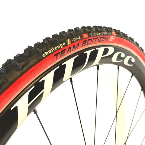 Challenge Limus TE Tubular Cyclocross Tyre 700c x 33c (Red Wall Ltd Edition)