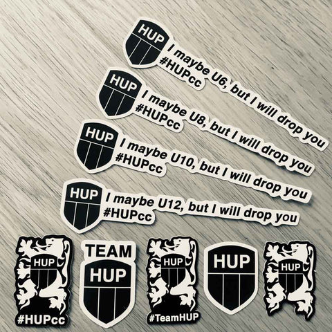 HUP Cycling Sticker Set