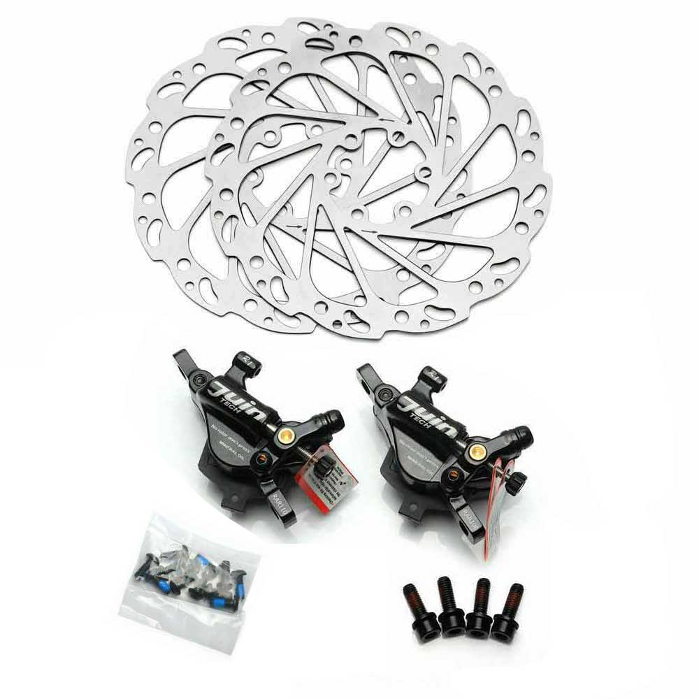 Juin Tech F1/M1 Hydraulic Cable Pull Disc Brake Set - Flat/Post