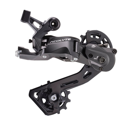 Microshift Acolyte Medium Cage Springlock Clutch Rear Derailleur for 1×8 Speed (RD-M5185M)
