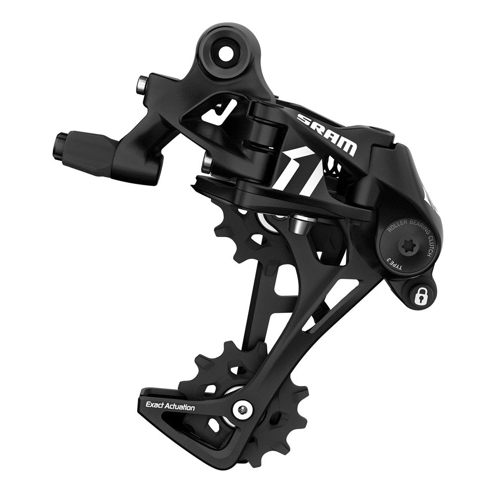 SRAM Apex 1x Rear Derailleur: 1x11 Speed long cage with roller